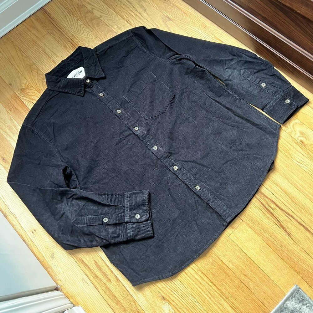 Corridor New York Men's Pincord Corduroy Button-Down Large